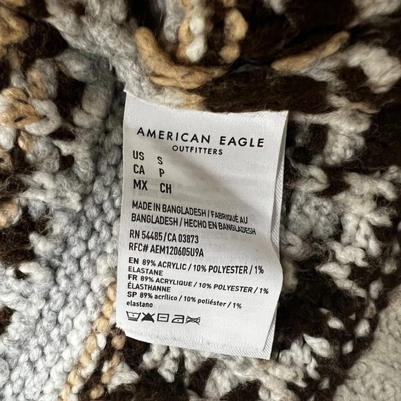 AMERICAN  EAGLE KNIT SWEATER | SMALL #FML130038 - Picture 6 of 7